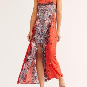 SOLD Free People morning song  floral  maxi dress